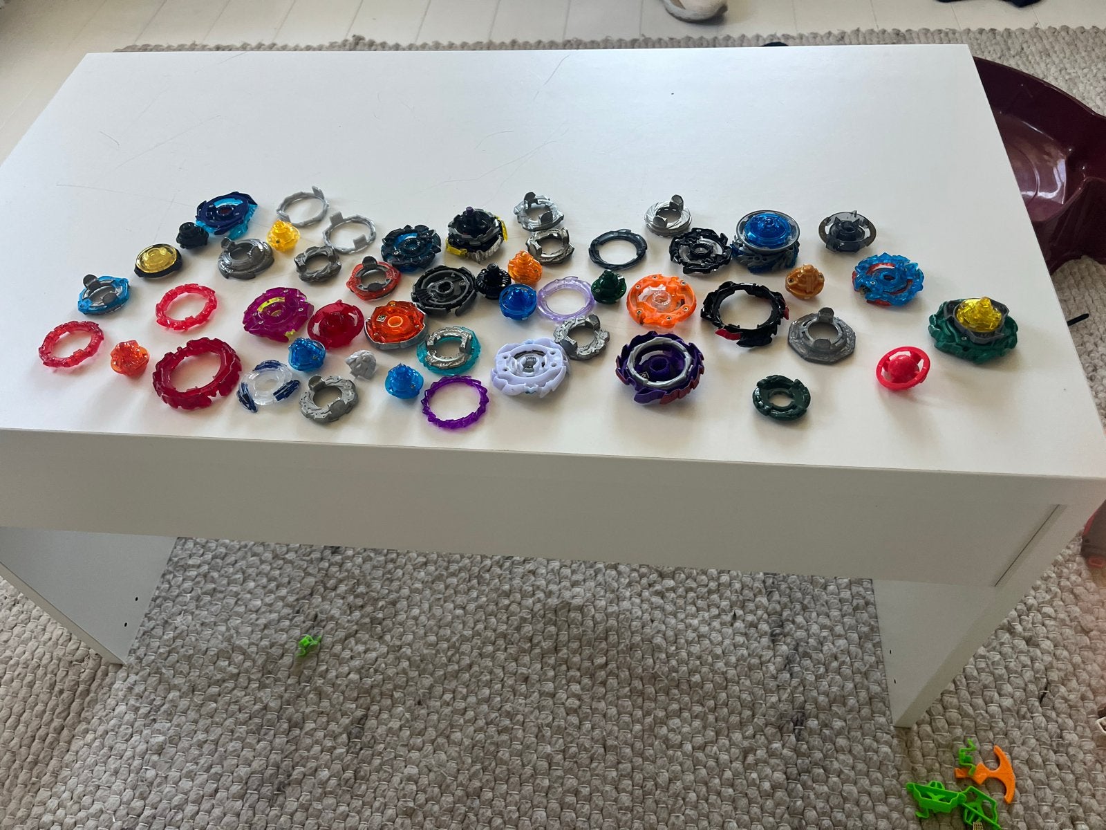 Grote Beyblade set met stadion en launchers, Ophalen, Gebruikt, Jongen of Meisje