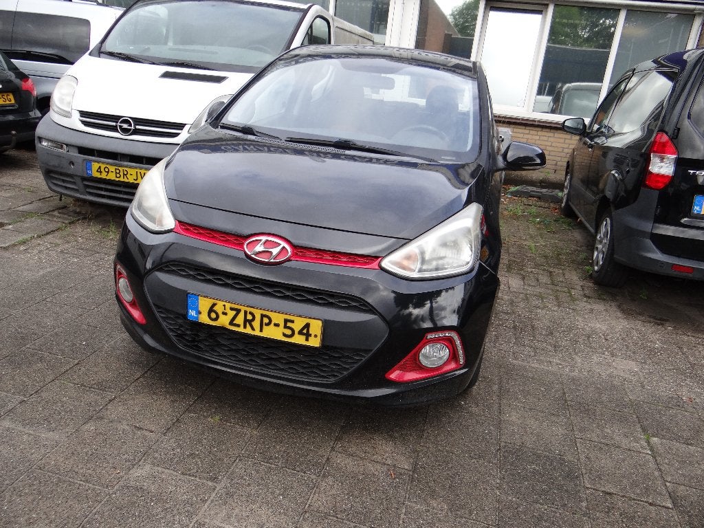 Hyundai i10 1.0 5DR 2014 Zwart, Stof, Zwart, Bedrijf, Handgeschakeld