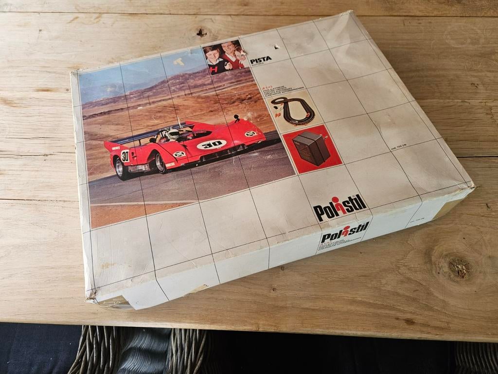 Vintage Polistil Pista Elektrische Racebaan (Jaren '70), Kinderen en Baby's, Speelgoed | Racebanen, Ophalen of Verzenden, Gebruikt