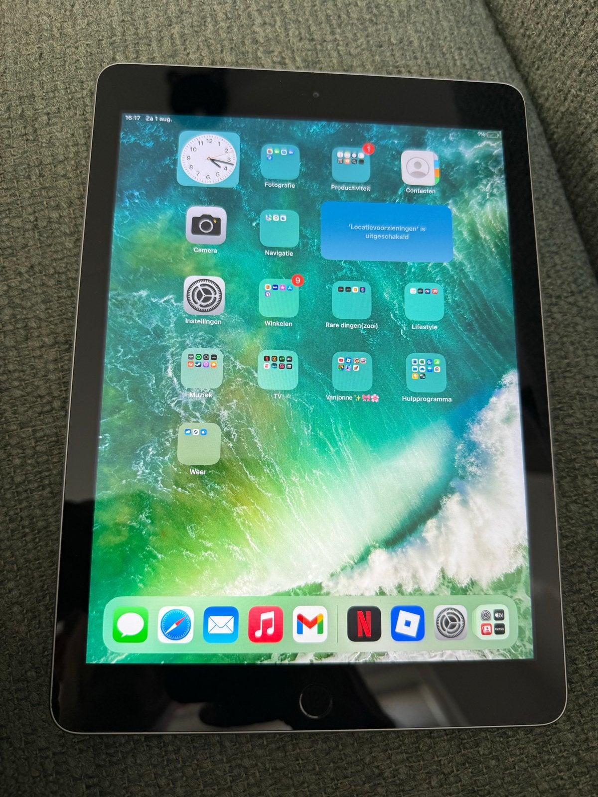 iPad (5e generatie) 32GB - Gebruikt, zonder lader, Computers en Software, Apple iPads, Gebruikt, 32 GB, Apple iPad, Wi-Fi