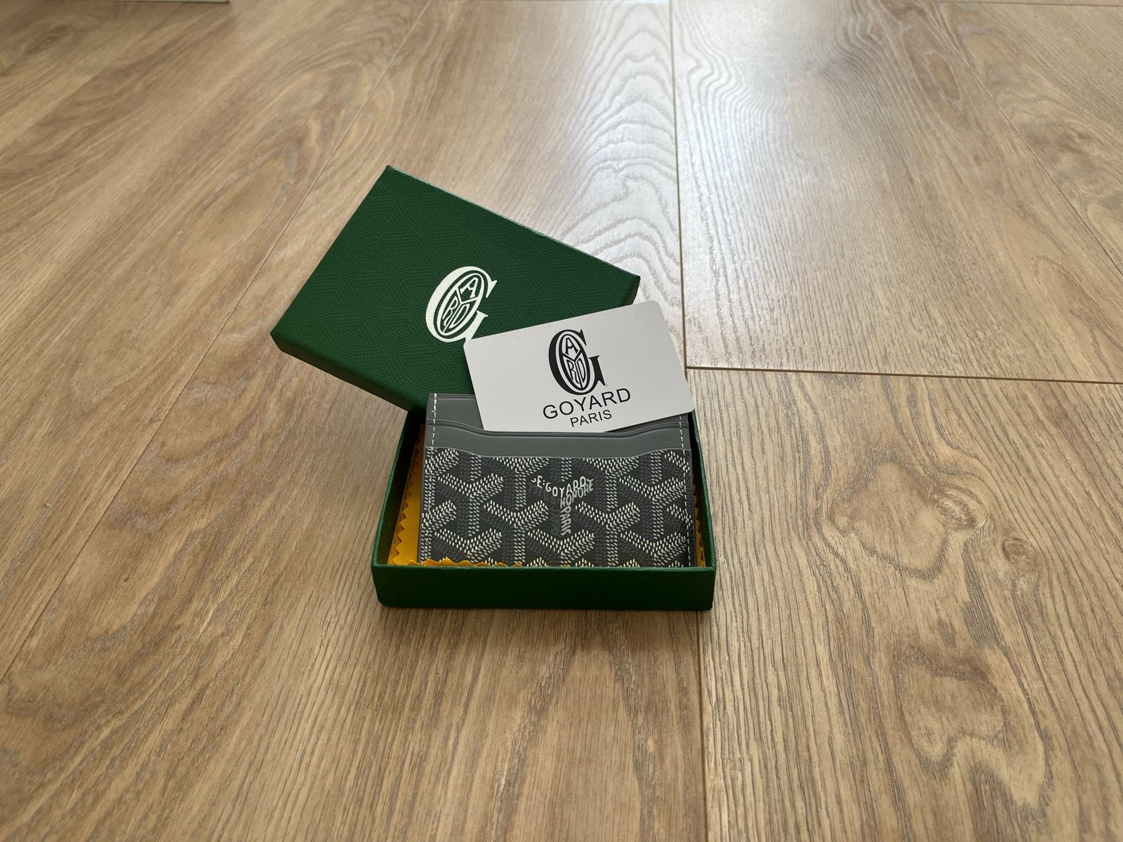 Goyard Cardhouder Grijs Nieuw, Sieraden, Tassen en Uiterlijk, Portemonnees, Ophalen of Verzenden, Nieuw, Grijs, Overige merken