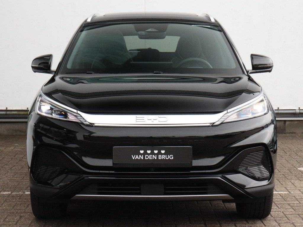 BYD ATTO 3 Design 60 kWh | Nieuw | Panoramadak | Warmtepomp, Auto's, BYD, Zwart, Zwart, 1725 kg, Nieuw