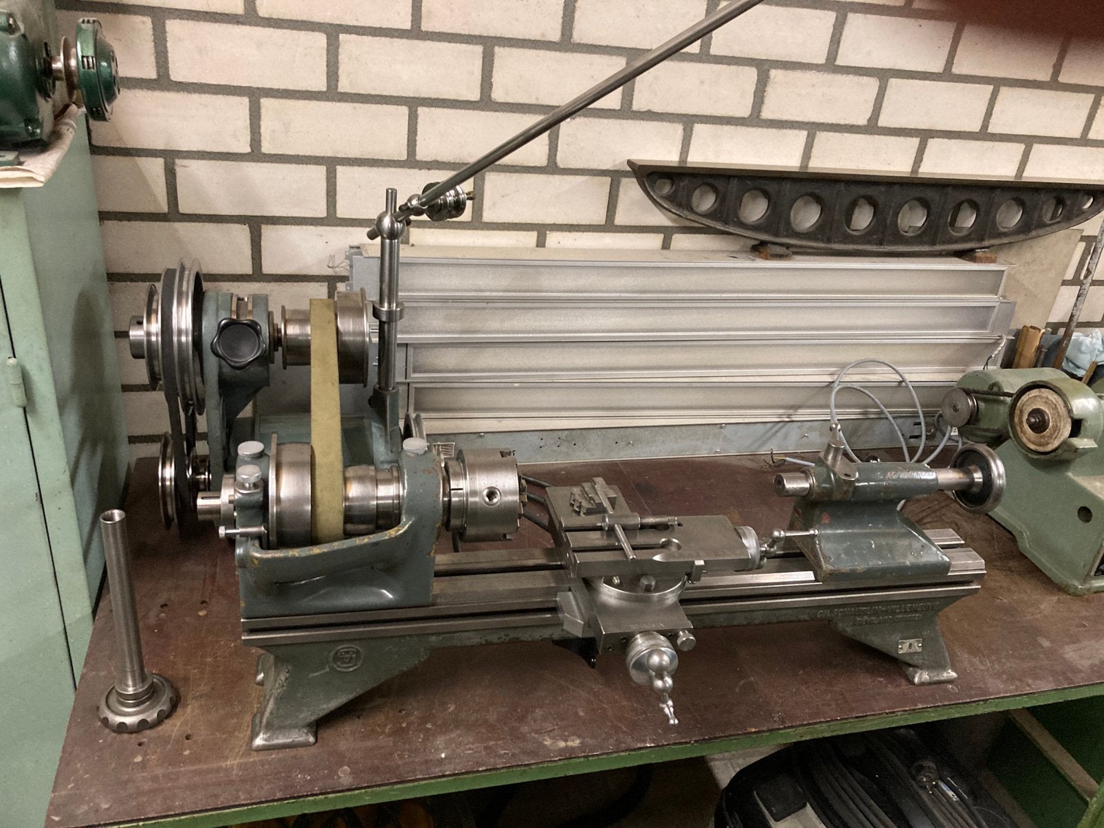 Draaibank schaublin 102 tafelmodel, Ophalen, Gebruikt, Metaaldraaibank, Minder dan 500 mm