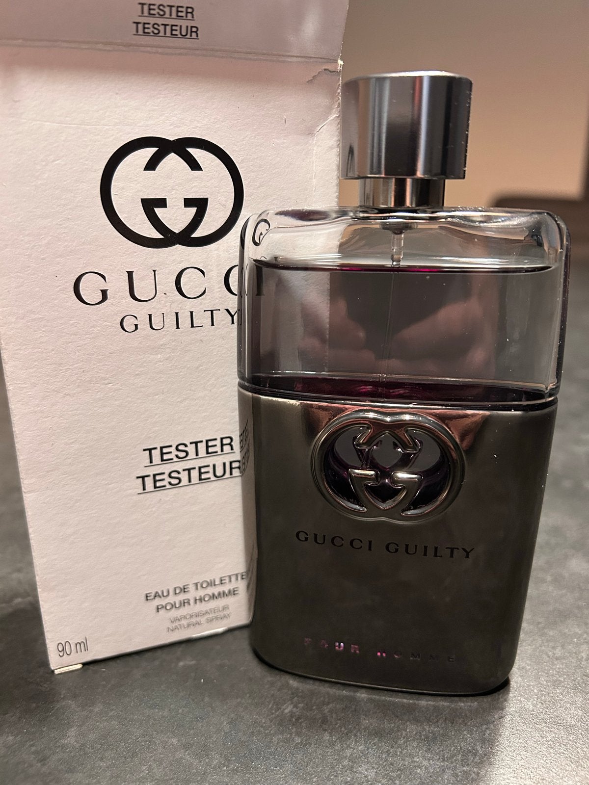 Gucci Guilty Pour Homme EDT 90ml (tester) Nieuw, Sieraden, Tassen en Uiterlijk, Ophalen of Verzenden, Nieuw