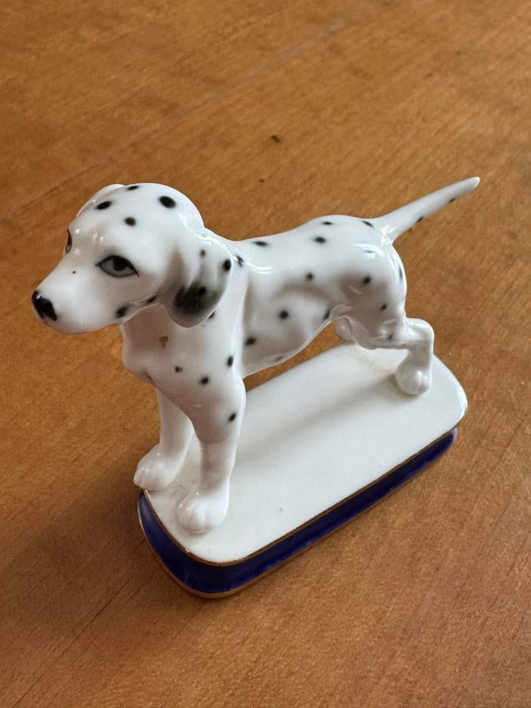 Vintage porseleinen Dalmatiër beeldje, Ophalen of Verzenden, Zo goed als nieuw