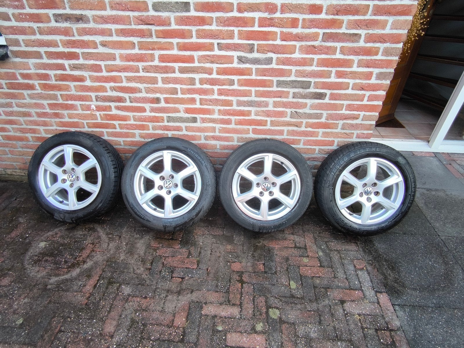 VW velgen "Lakeside" 15 inch 6J met banden, Ophalen, Volkswagen