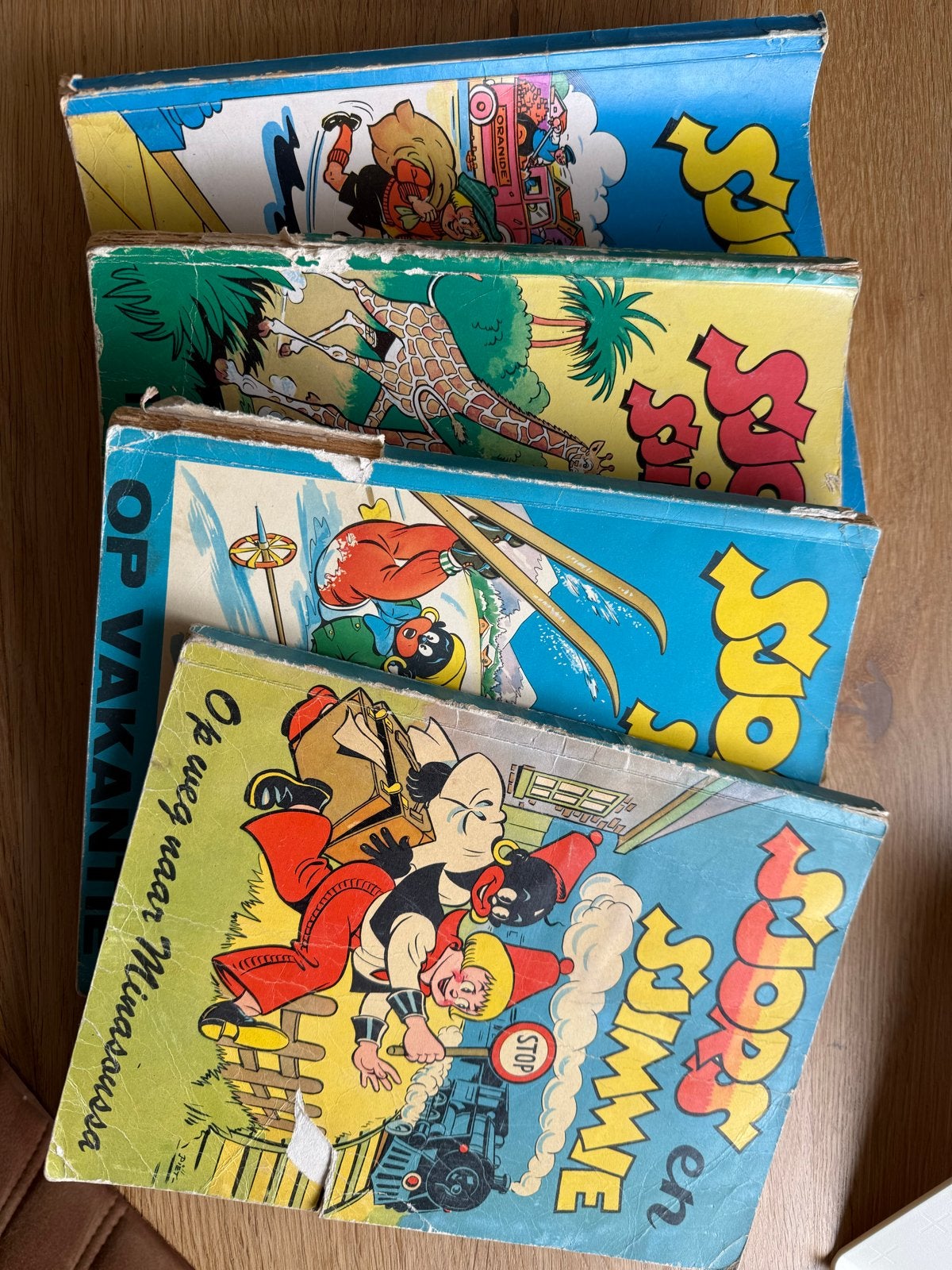 Sjors en Sjimmie stripboeken antiek, Boeken, Stripboeken, Meerdere stripboeken, Ophalen of Verzenden, Gelezen