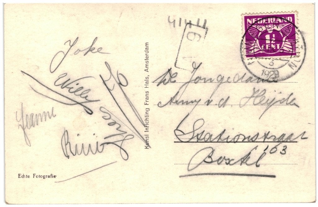 41411 Nijmegen Ruïne Valkhof 1929 Gelopen met postzegel, Ophalen of Verzenden, 1920 tot 1940, Gelopen, Gelderland