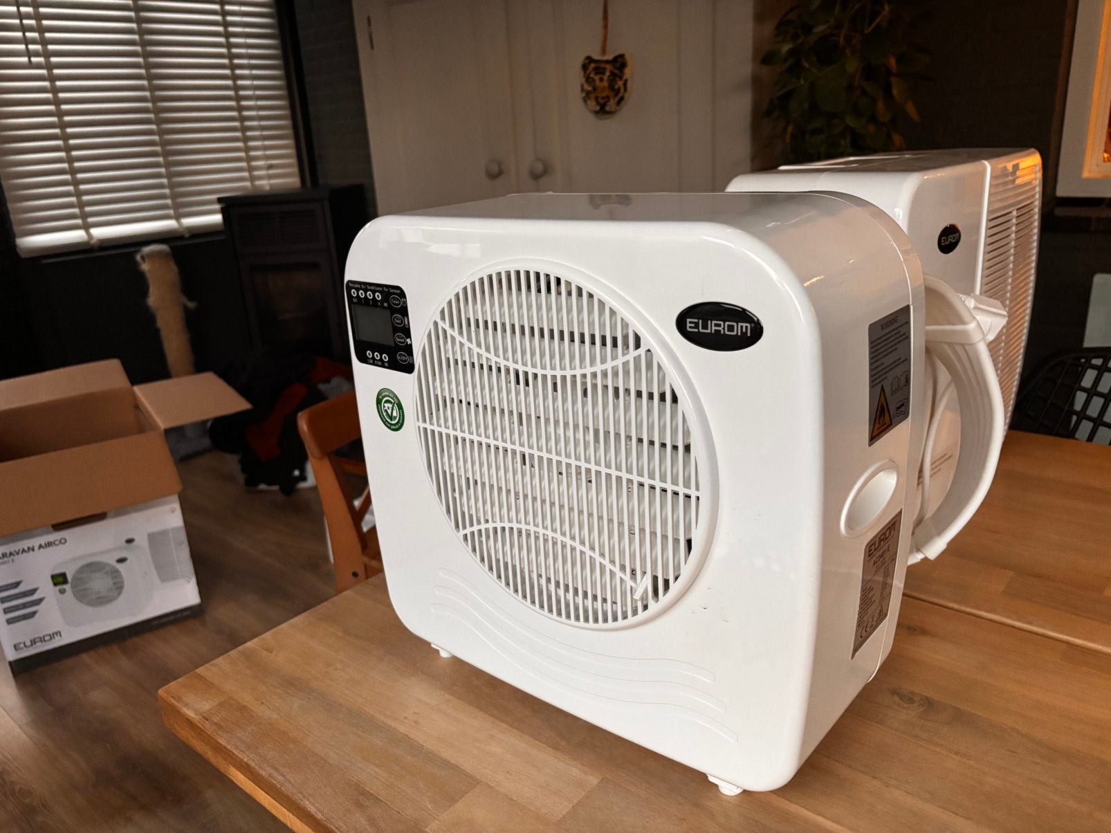 Eurom Caravan Airco AC2401 E letterlijk 3x gebruikt, Ophalen, Minder dan 60 m³, 2 snelheden, Timer