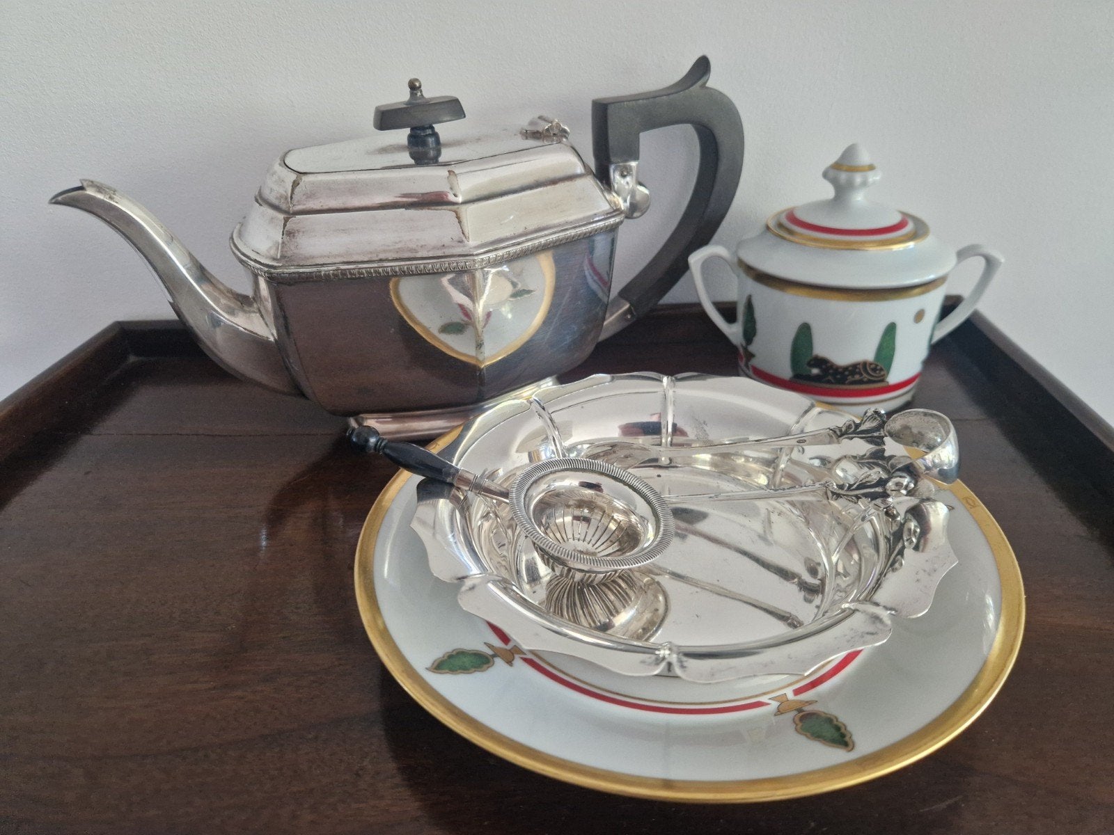 Verzilverde theepot, Ophalen of Verzenden