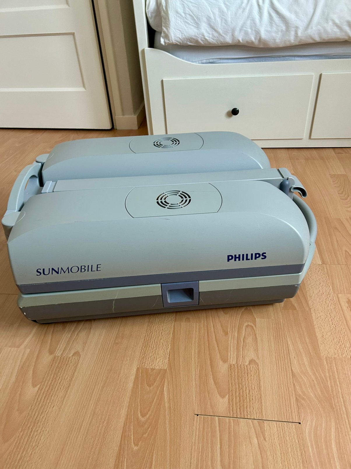 Philips zonnehemel te koop, Witgoed en Apparatuur, Zonnebanken en Gezichtsbruiners, Ophalen, Gebruikt, Zonnebank enkelzijdig, Minder dan 10 lampen