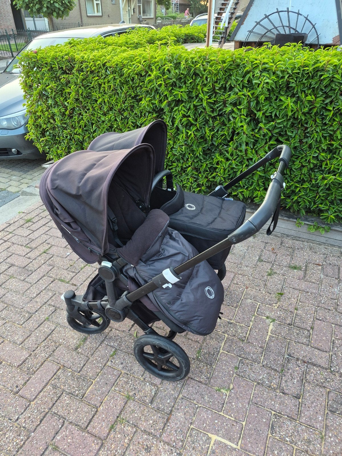 Bugaboo Donkey 3 Duo kinderwagen - Compleet en Zwart, Ophalen of Verzenden, Gebruikt, Bugaboo