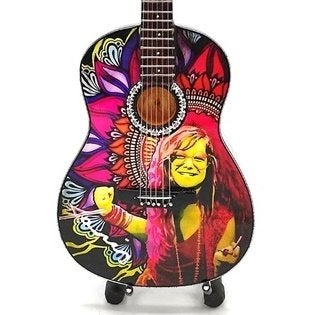 Janis Joplin kleur miniatuur gitaar 25cm mini guitar deco, Info@deconoord.nl, Deco Noord, Nieuw, Ophalen of Verzenden