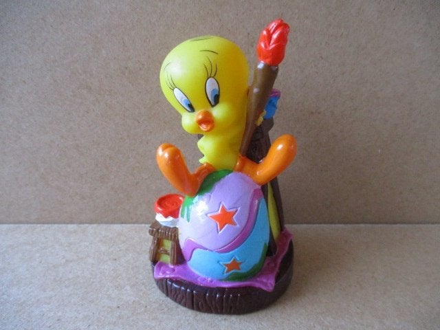 adv10579 tweety figuurtje 6, Verzamelen, Ophalen, Looney Tunes, Gebruikt, Beeldje of Figuurtje