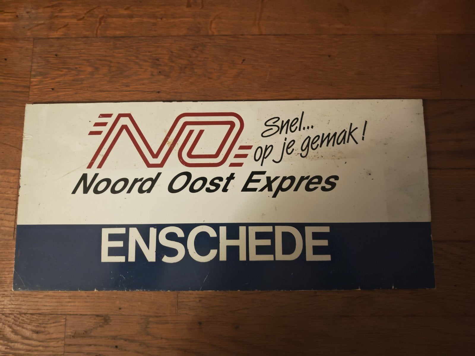 uniek busbird  NO= Noord Oost Expres - Groningen/E, Verzamelen, Ophalen of Verzenden, Trein, Overige typen