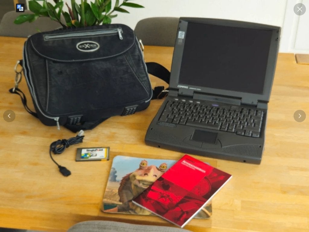 Vintage CompaQ Armada 1500c, Computers en Software, Ophalen of Verzenden
