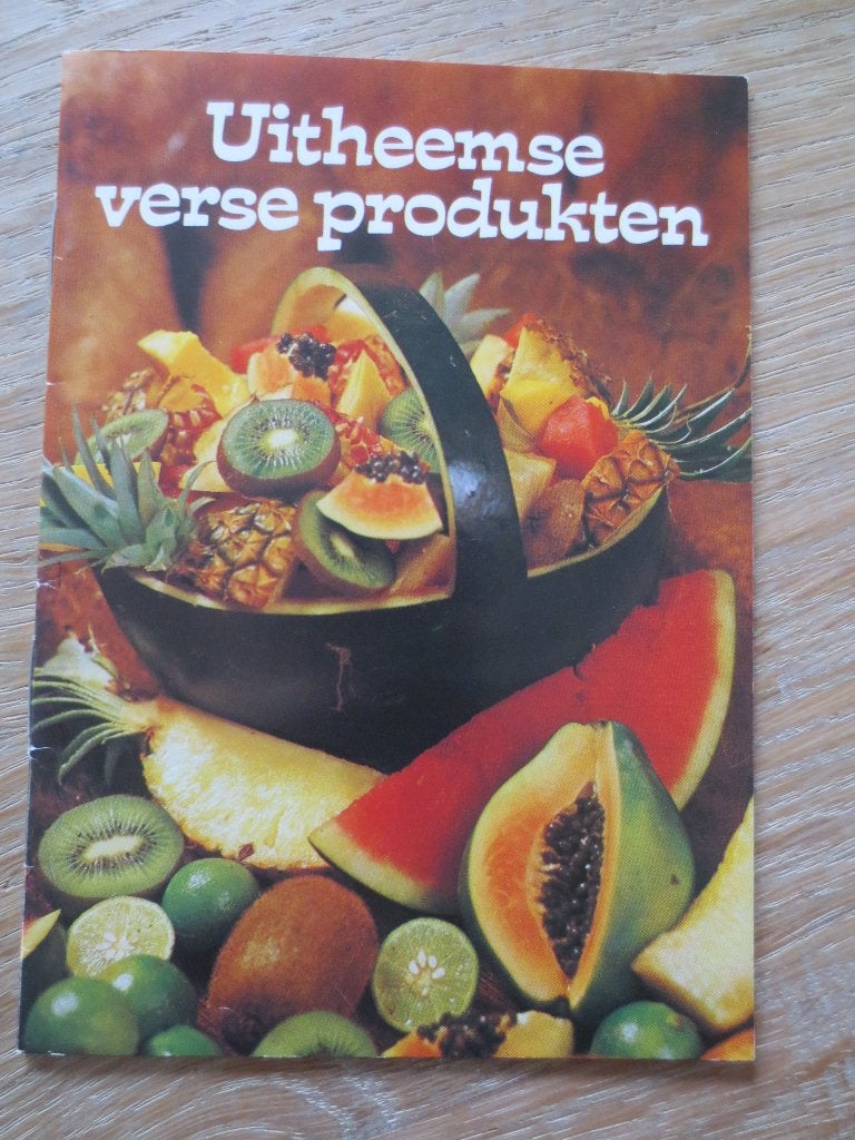 Recepten: Folder / Brochure met Uitheemse verse producten., Boeken, Overige typen, Ophalen of Verzenden, Zo goed als nieuw, Interfresh bv Amsterdam.