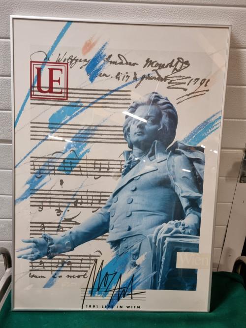 prent mozart live in wien, Huis en Inrichting, Ophalen of Verzenden, 'T Olde Gre-j, Info@toldegrej.nl, Endepoelstraat 20f Didam