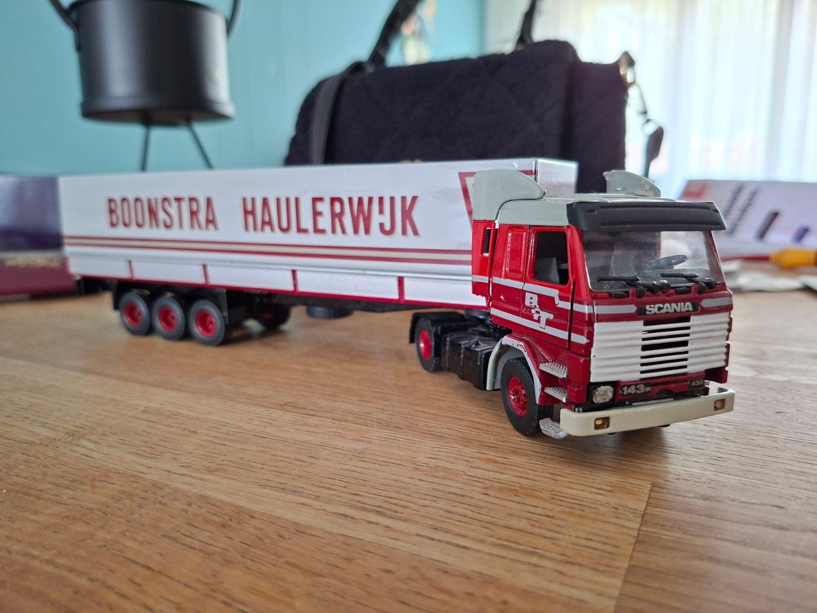 Tekno Scania 143m Boonstra Haulerwijk, Ophalen of Verzenden, Gebruikt, Bus of Vrachtwagen, Tekno