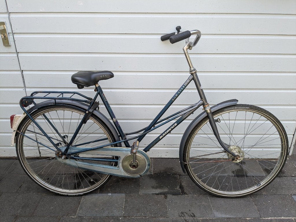 Batavus stabilo damesfiets, Ophalen, Terugtraprem, Gebruikt, Versnellingen