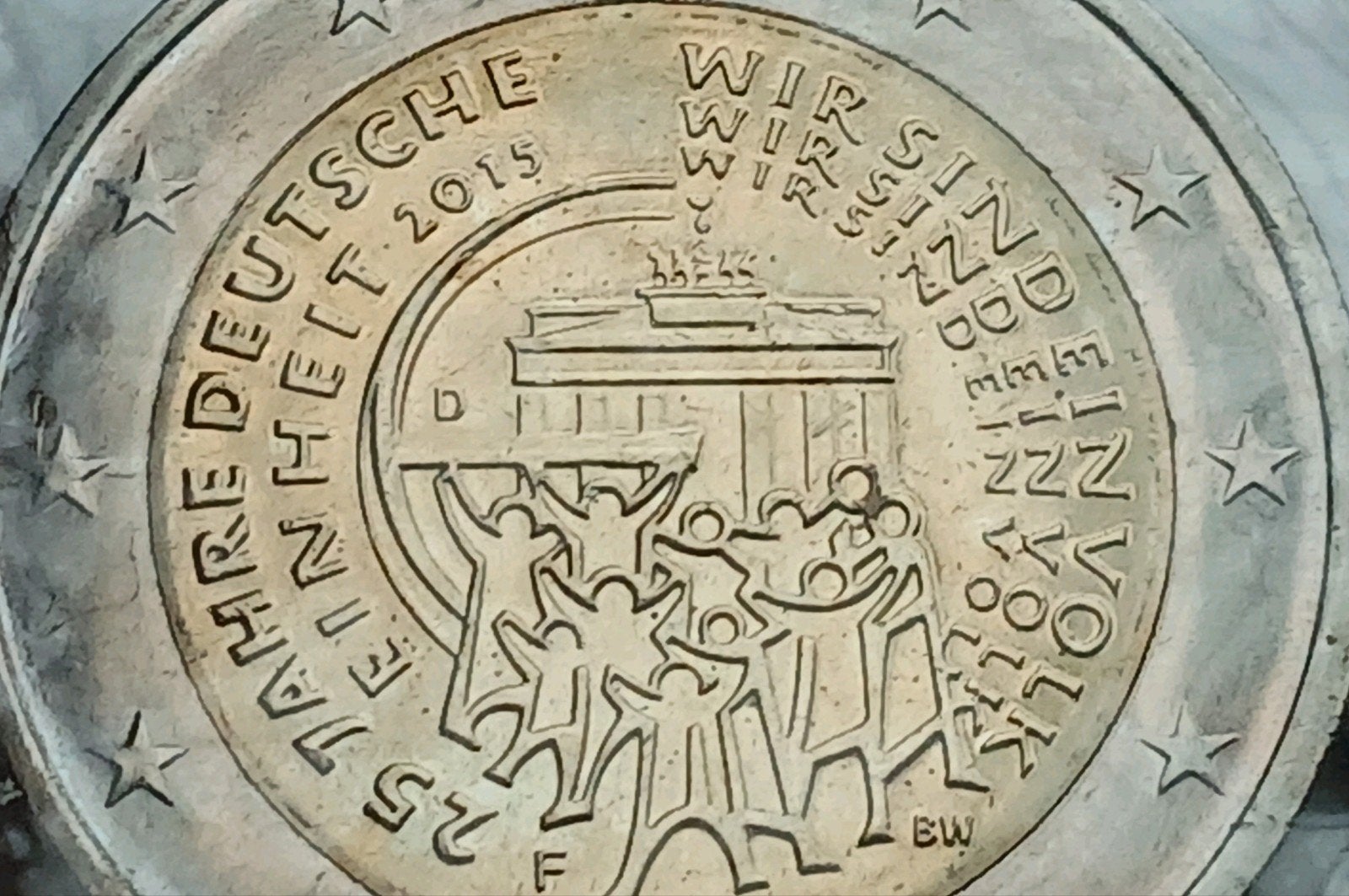 Duitsland 2 Euro 2015F Commemoratie Herdenkingsmunt UNC Munt, Ophalen of Verzenden, Duitsland, 2 euro