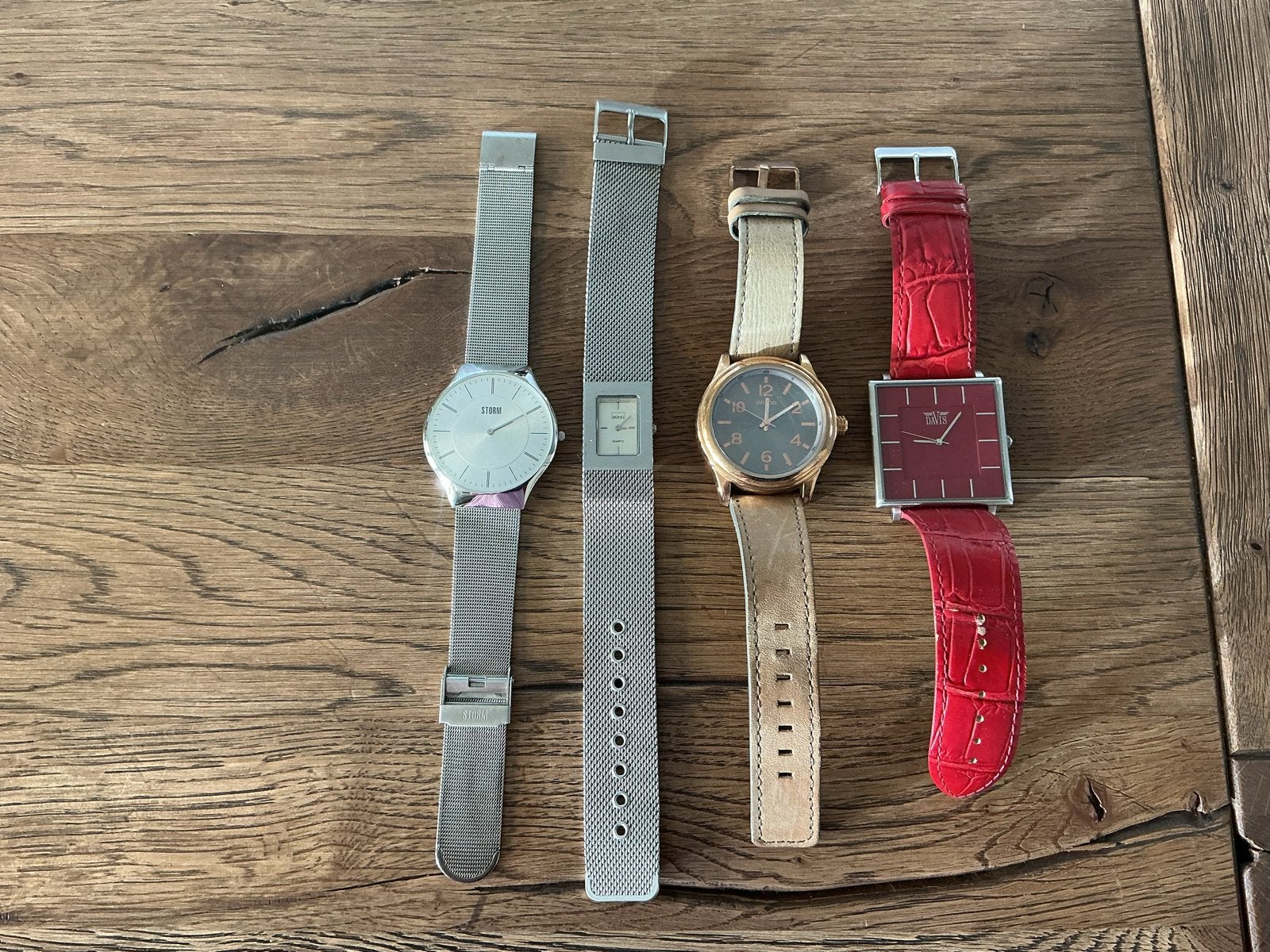 Diverse polshorloges: Storm, Tissot en meer, Sieraden, Tassen en Uiterlijk, Overige merken, Gebruikt, Staal, Polshorloge