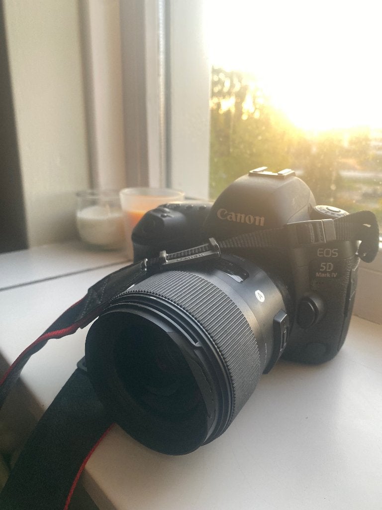 Canon 5d Mark IV + Sigma Art 35mm, Audio, Tv en Foto, Fotocamera's Digitaal, Gebruikt, Canon, WiFi, Accu