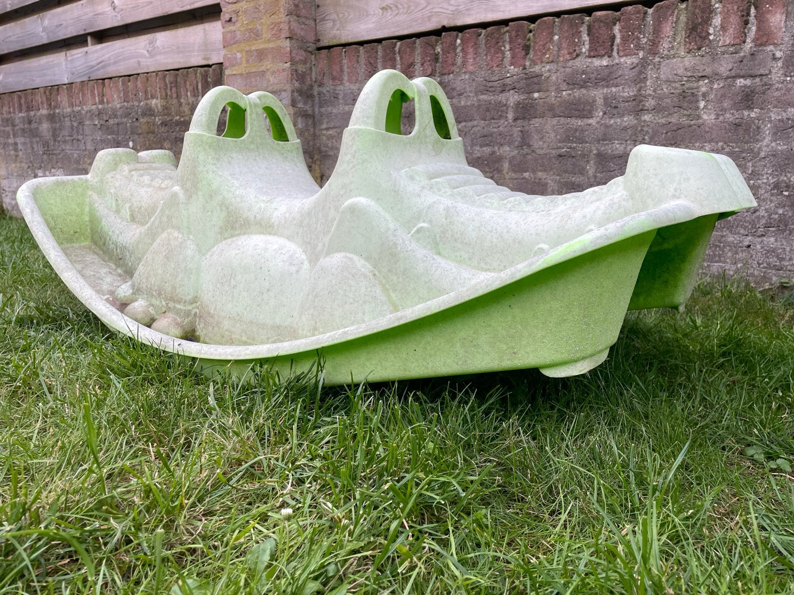 *** GRATIS *** Groene krokodil wipwap voor kinderen, Ophalen, Gebruikt