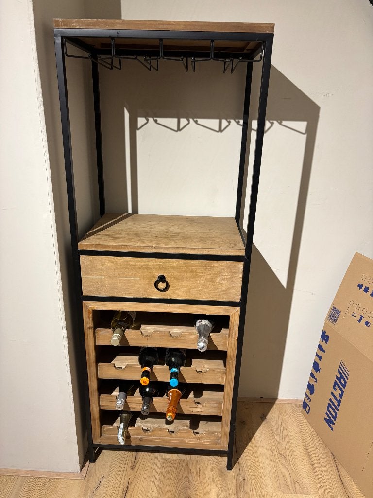 Wijnkast, Ophalen, Gebruikt, 15 tot 25 flessen, 75 cm of meer