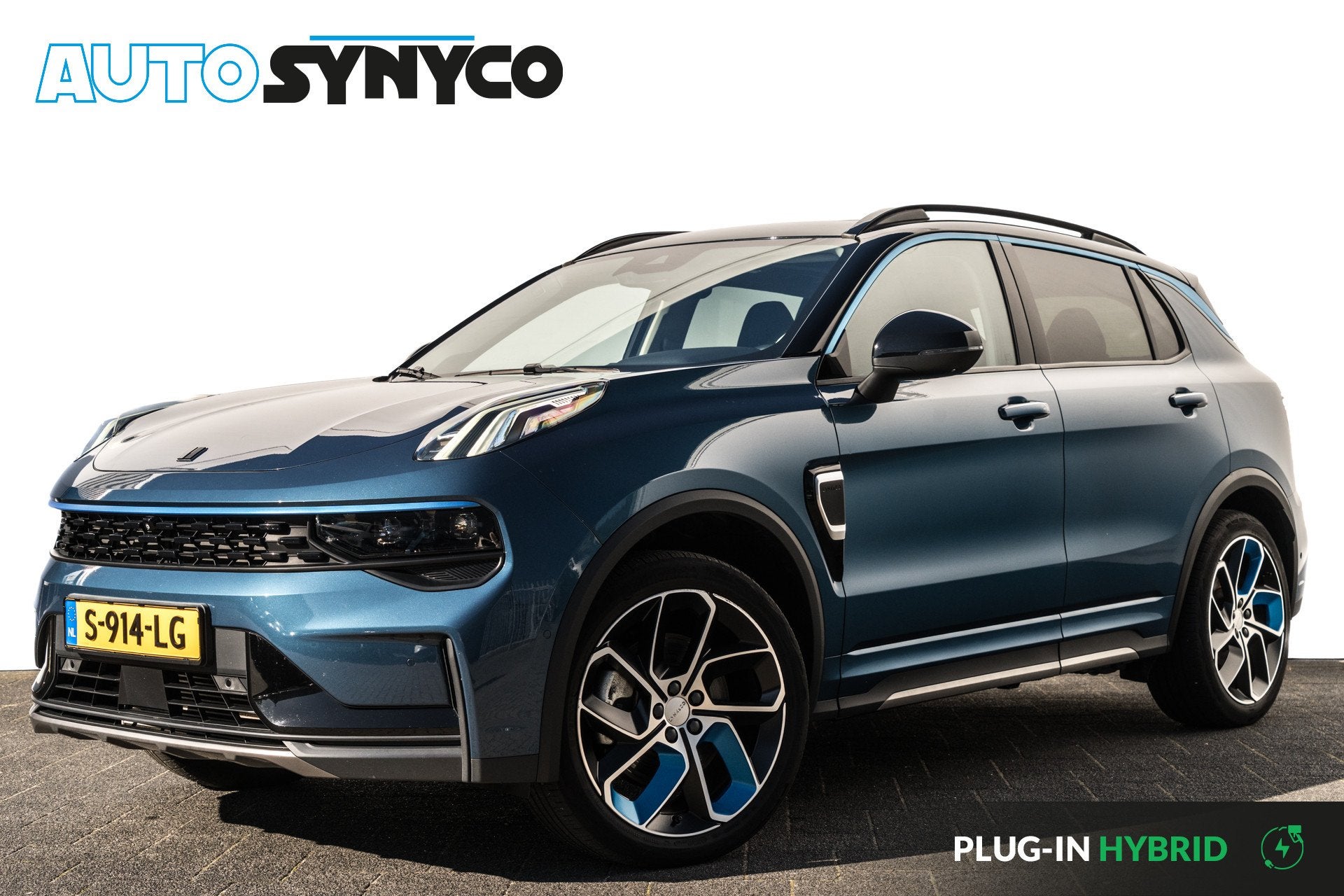 Lynk & Co 01 1.5 Plug-in Hybrid 262 Pk I Panoramadak I 75 km, Auto's, Stof, Met garantie (alle), Blauw, 120 €/maand