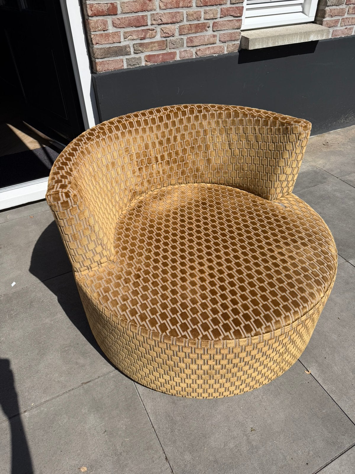 Te koop ronde stoel Bocx, Ophalen, Gebruikt, 75 tot 100 cm, 100 tot 125 cm