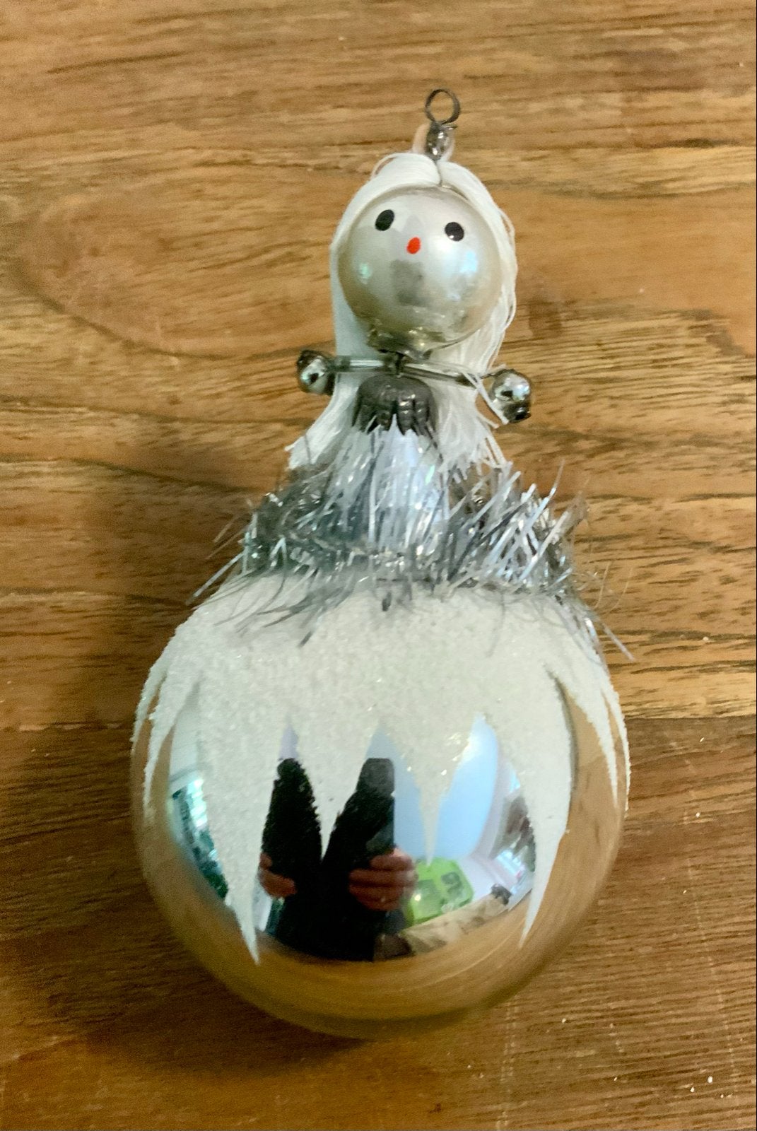 Antieke gablonzer kerstbal ornament, Diversen, Ophalen of Verzenden, Gebruikt