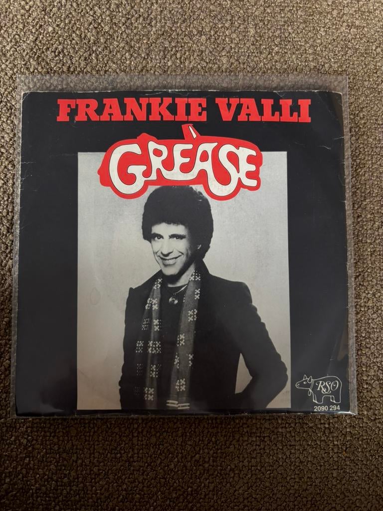 Frankie Valli - Grease, Cd's en Dvd's, Vinyl Singles, Ophalen of Verzenden, Gebruikt, 7 inch, Pop