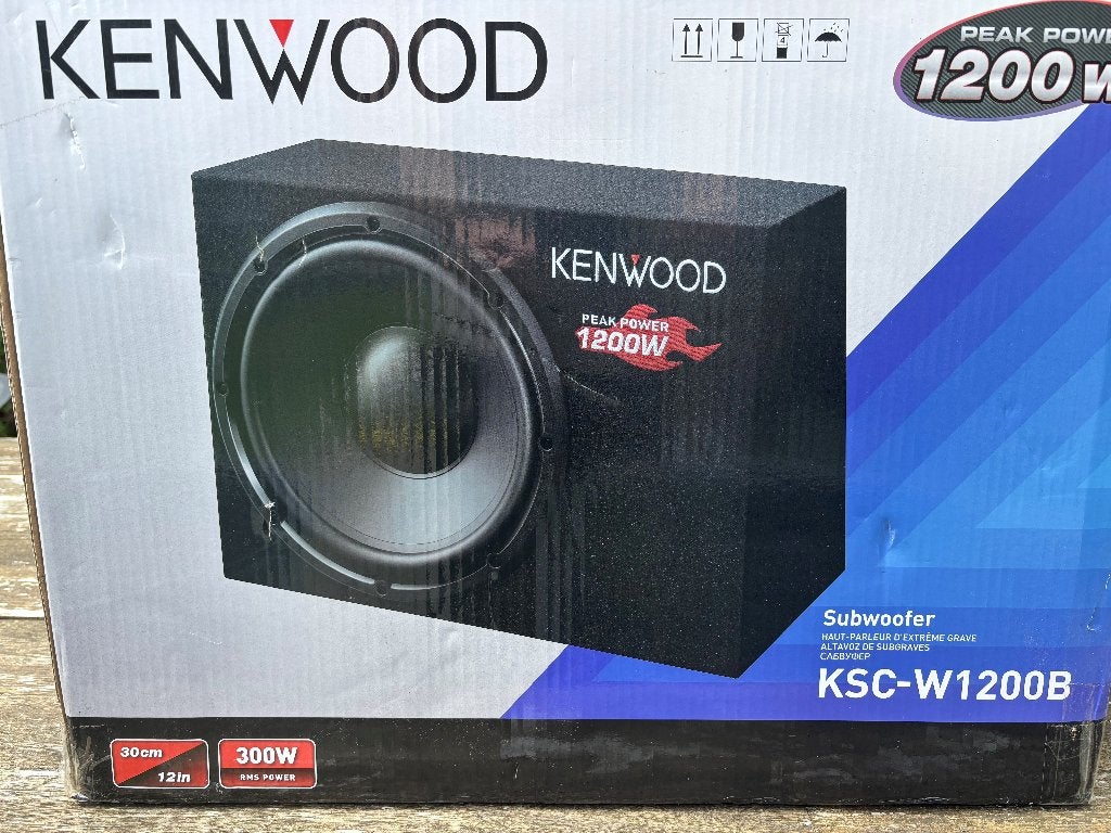Kenwood KSC-W1200B Subwoofer nieuw, Ophalen, Nieuw