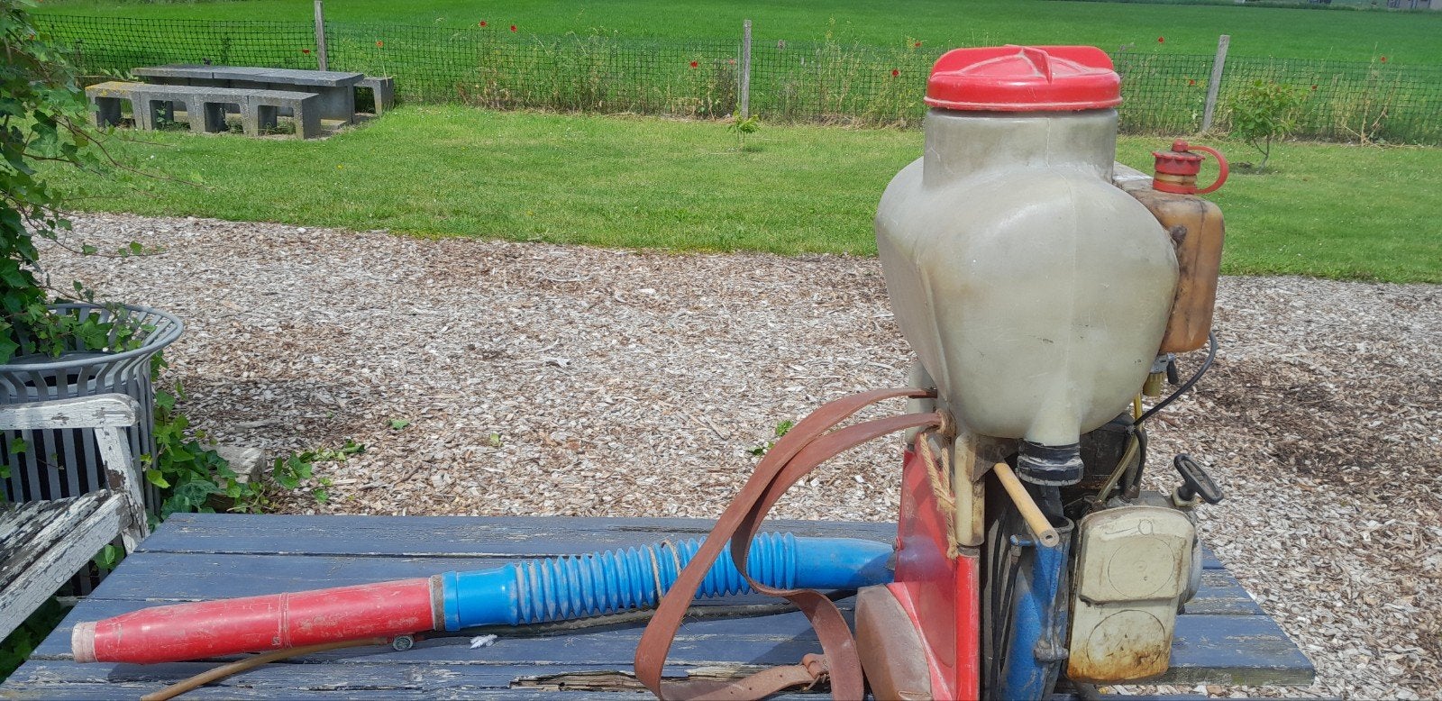 Motorspuit, Ophalen, Gebruikt