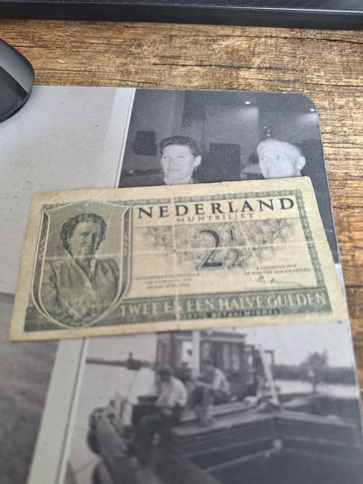 2,5 gulden 1949. Gevouwen., Ophalen of Verzenden, Nederland, Bankbiljetten