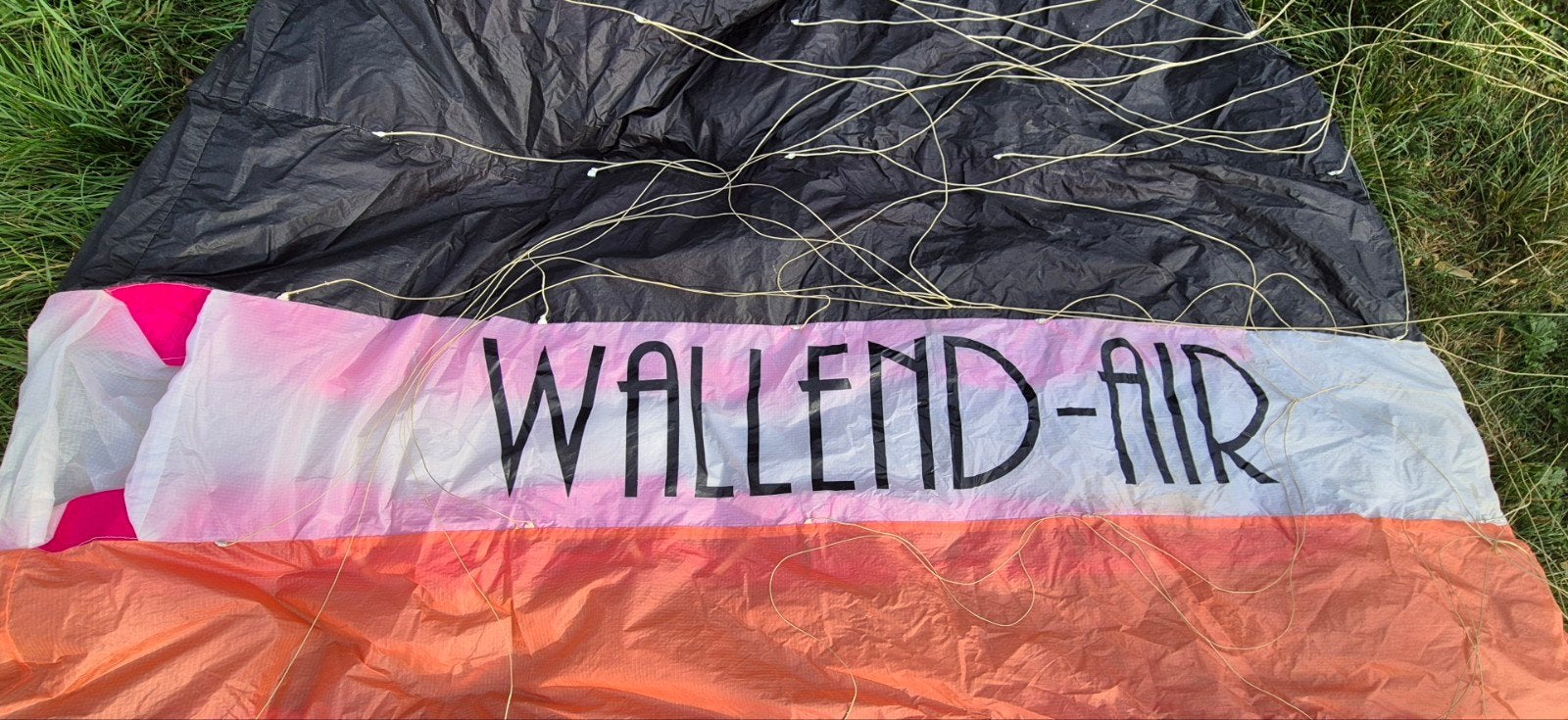 Wallend-Air powerkite 9m2, Ophalen, Gebruikt, Vierlijns, Vlieger