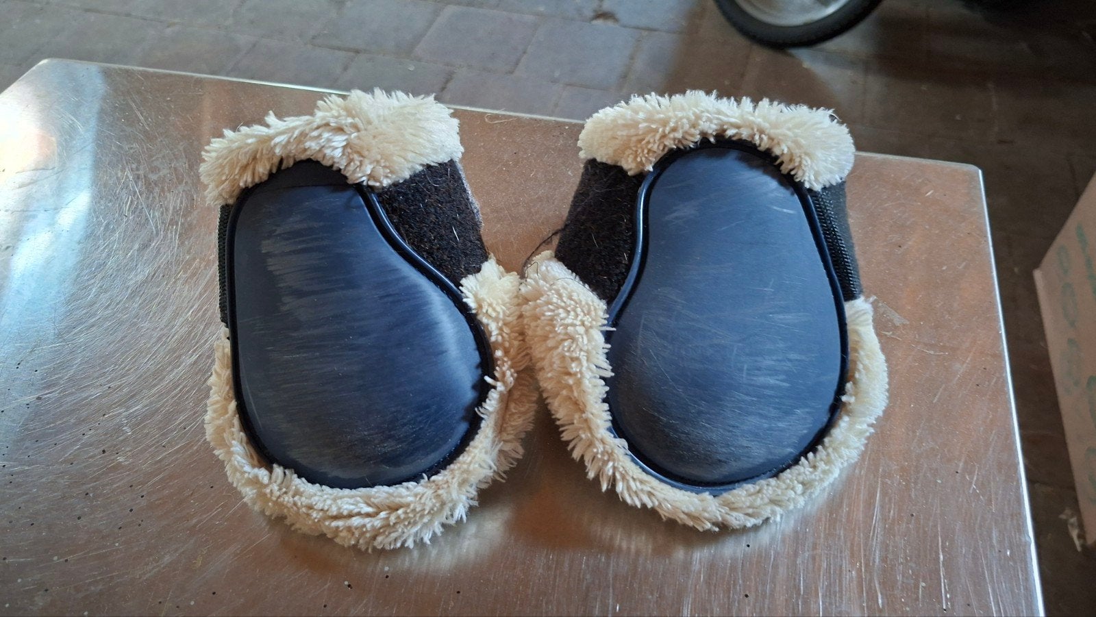 Strijklappen Horka met bont Full, Dieren en Toebehoren, Paarden en Pony's | Beschermers, Gebruikt, Ophalen of Verzenden, Horka