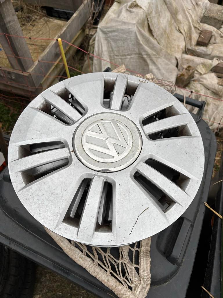 VW Move up! 4 velgen met 4 winterbanden, Auto-onderdelen, Banden en Velgen, Ophalen, 14 inch, Gebruikt, Banden en Velgen