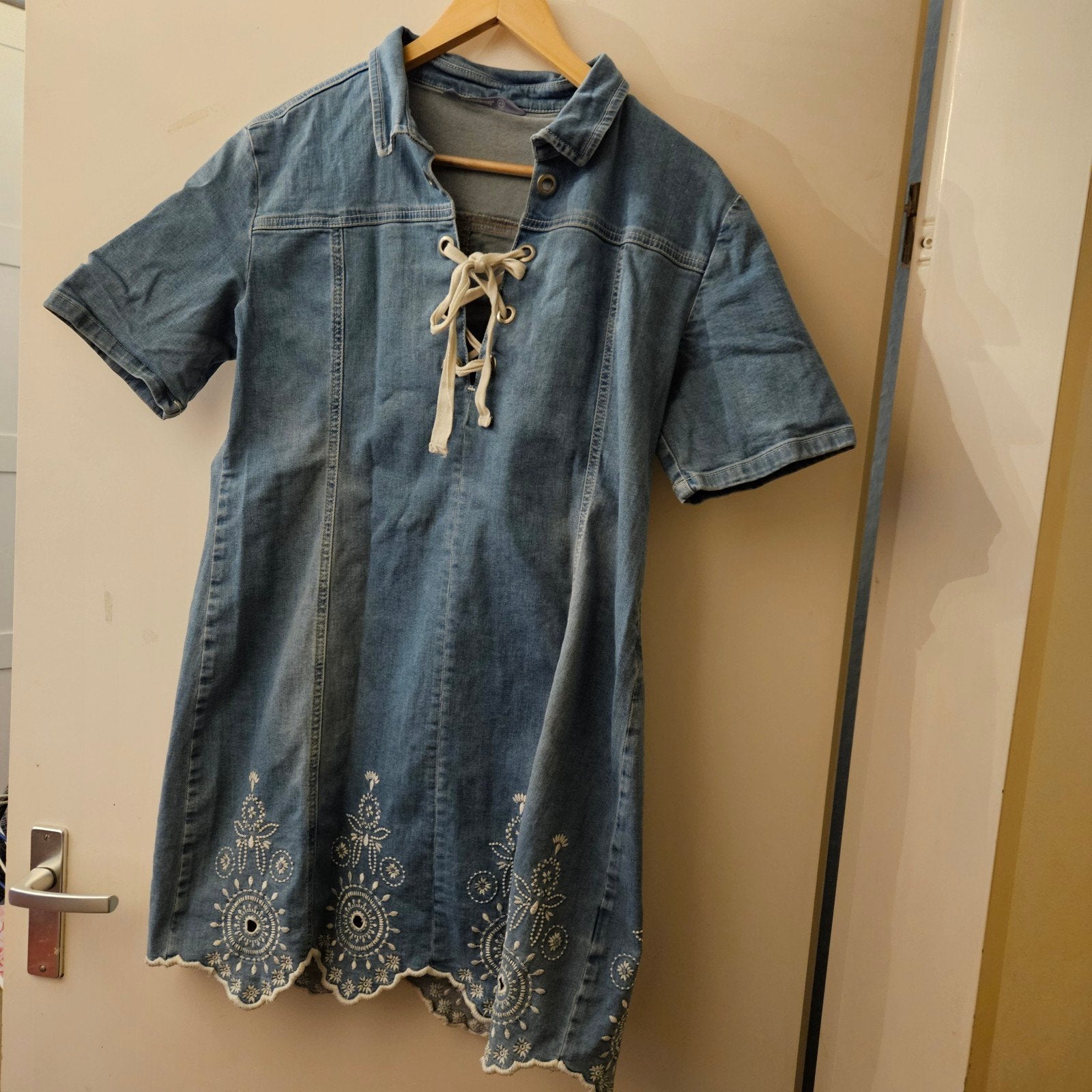Prachtige Desigual spijkerjurk 44 - Zo goed als nieuw!, Blauw, Maat 42/44 (L), Ophalen of Verzenden, Zo goed als nieuw