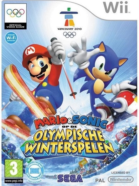 Mario & Sonic op de Olympische Winterspelen Wii €13,99