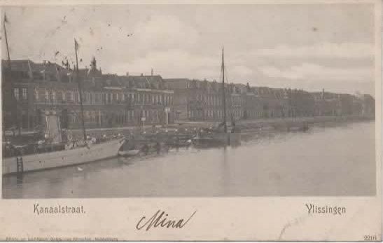 Vlissingen Kanaalstraat, Verzenden, Voor 1920, Gelopen, Zeeland