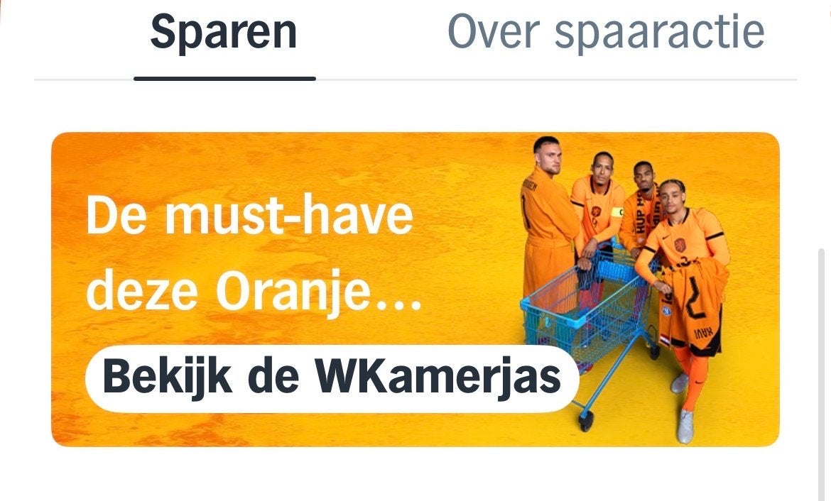 WKamerjas Oranje  Albert Heijn, Albert Heijn, Ophalen of Verzenden