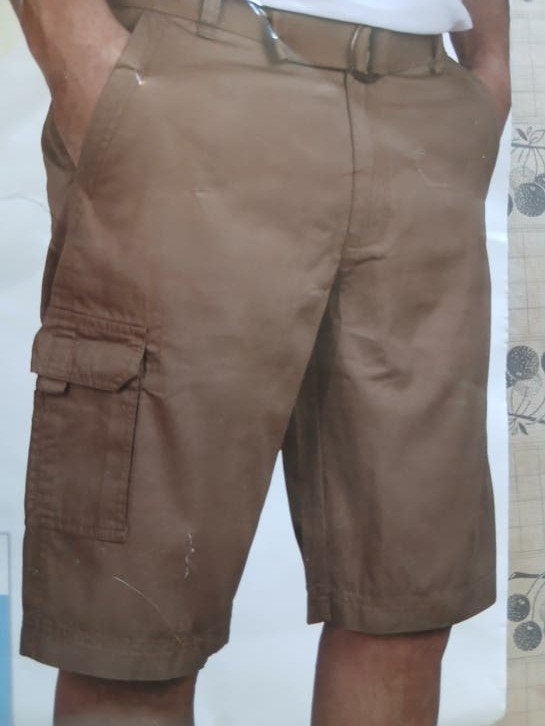 Nieuwe Bruine Bermuda  XXL - 100% Katoen met 6 Zakken, Bruin, Nieuw, Overige maten, Ophalen of Verzenden
