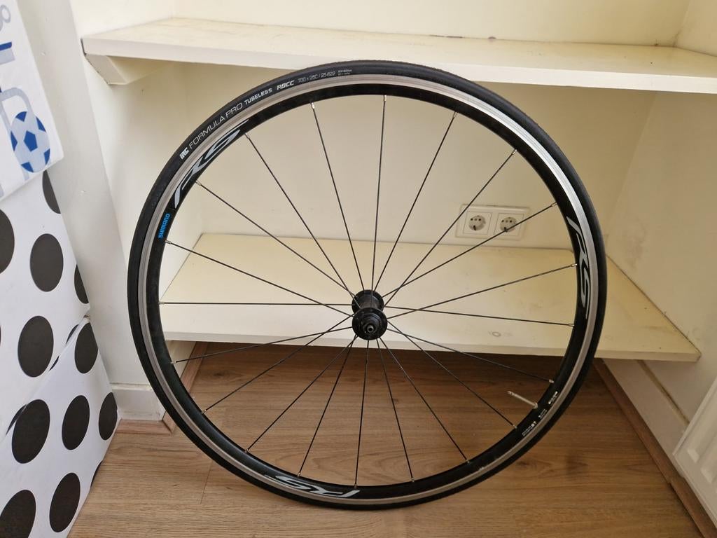 Shimano Wiel 622 x 17C - Voor Racefiets, Gebruikt, Aluminium, Shimano, Racefiets
