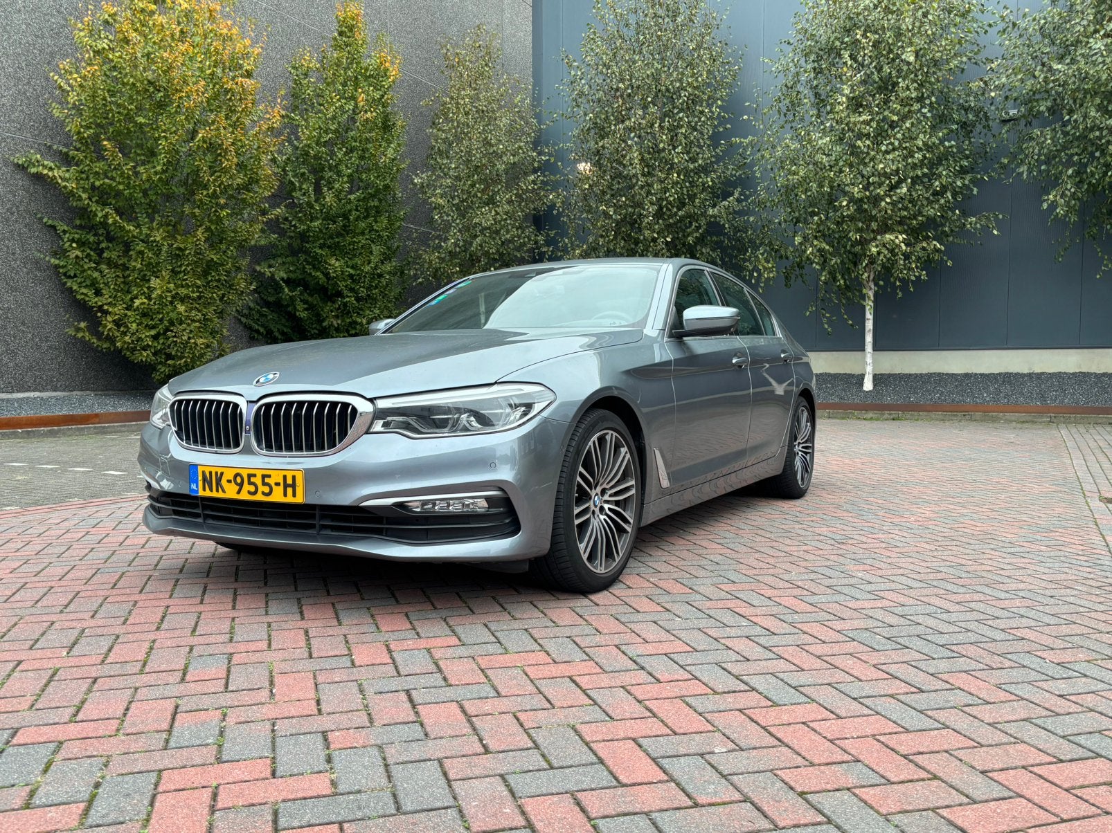 BMW 5-Serie 540i 340pk Aut. 2017 Grijs 1e eigenaar!, Auto's, Automaat, Zwart, 2000 kg, 2998 cc