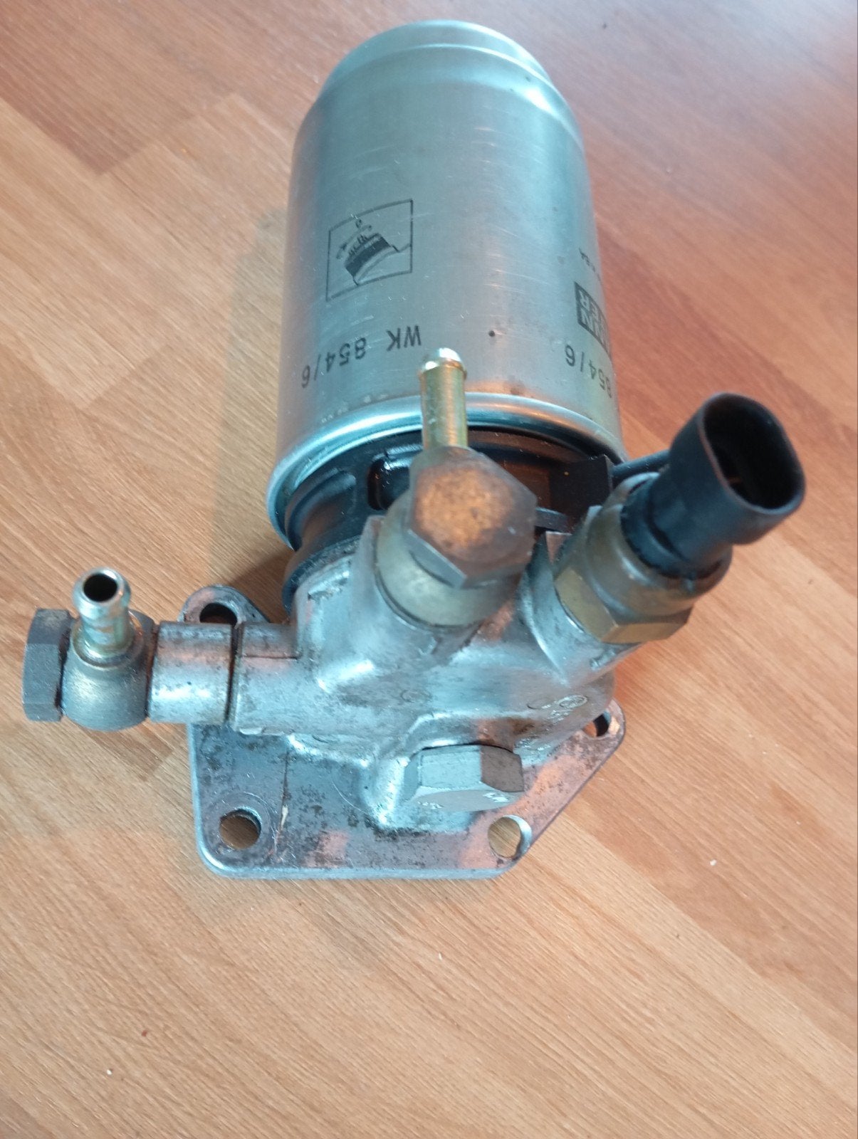 Bosch 957 filterhuis met twee MAN filters, Ophalen of Verzenden, Gebruikt, Motor en Techniek