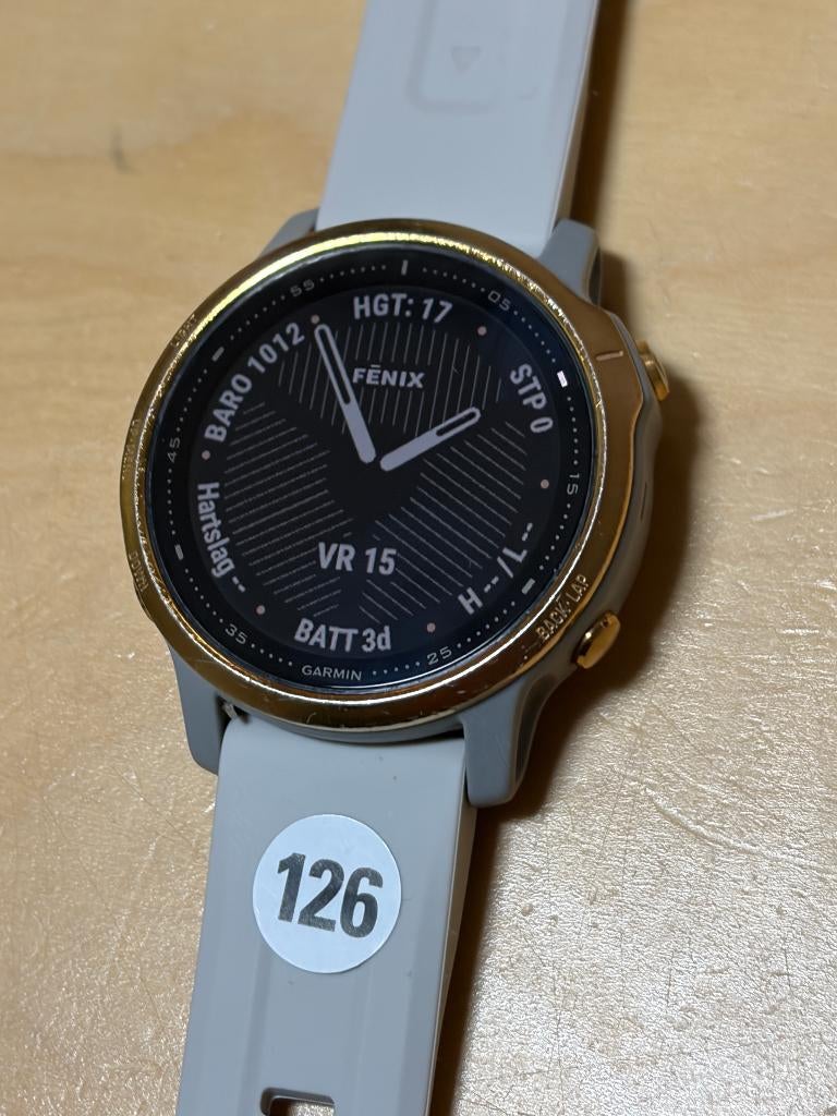 Garmin Fenix 6s (42 mm) (GPSinruil-nr 126)