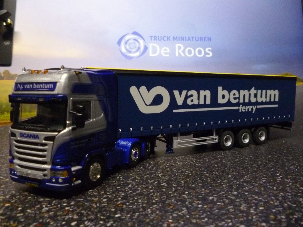WSI Scania R6 Van Bentum, Hobby en Vrije tijd, Modelauto's | 1:50, Ophalen of Verzenden, Nieuw, Bus of Vrachtwagen, Wsi