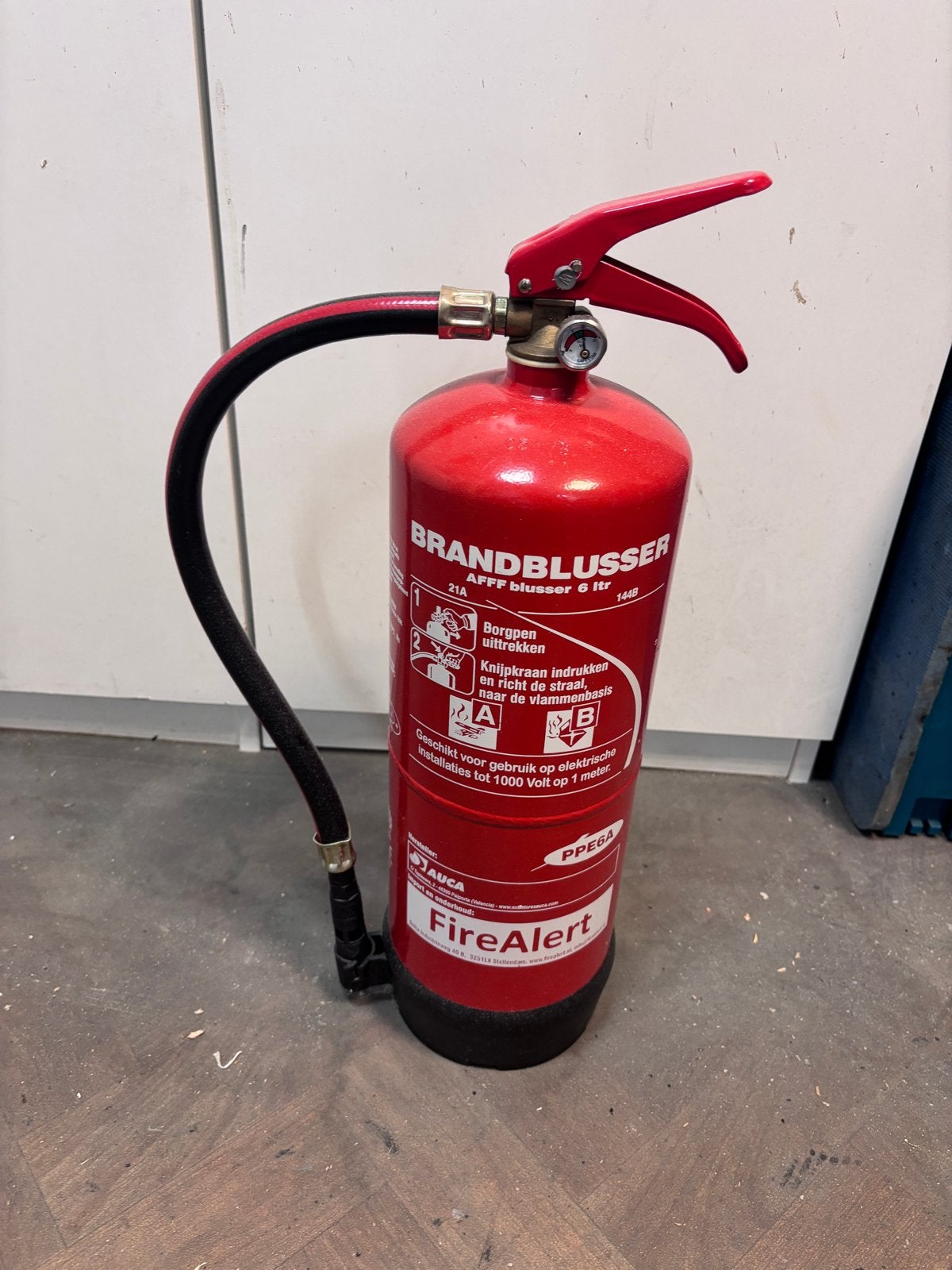 Schuimblusser / brandblusser AFFF 6 liter, Ophalen, Zo goed als nieuw, Brandblusser